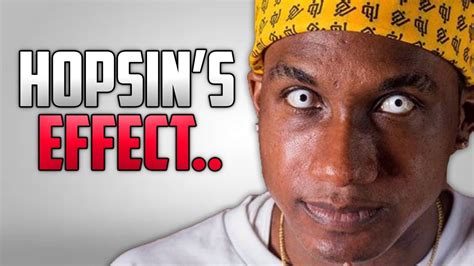 why does hopsin wear contacts